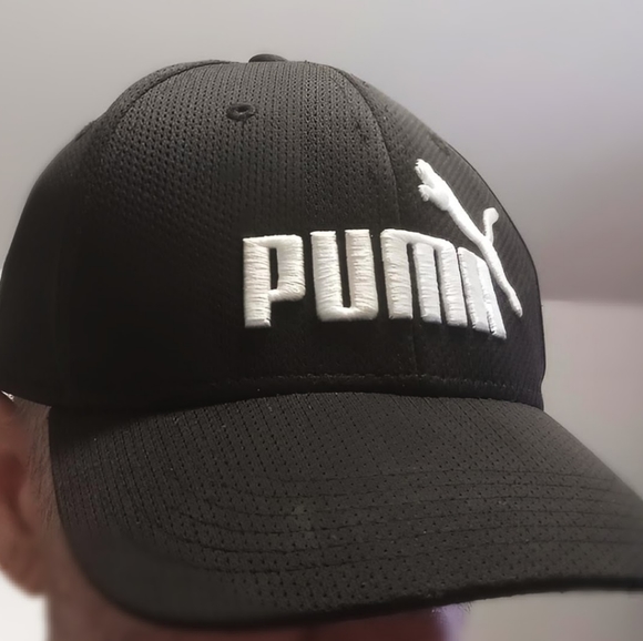 Puma-Evercat Mesh Stretch Fit Hat/Black/ White/L/XL - Picture 6 of 8